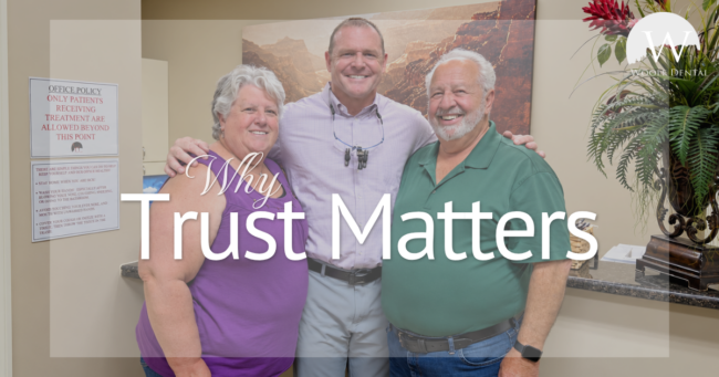 Why Trust Matters doctor smiling hugging patients